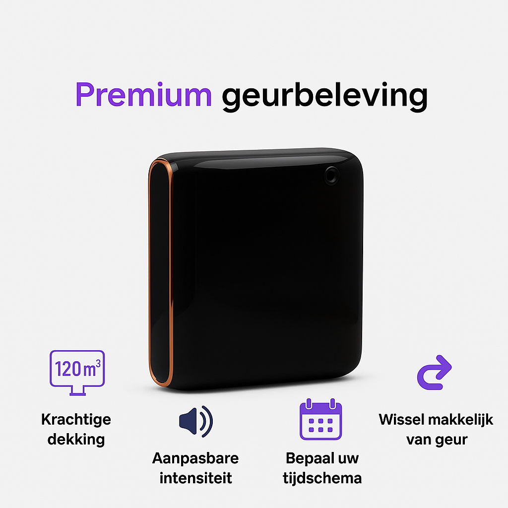 Geurmachine - Scent X - 120m³ - Zacht Geluid